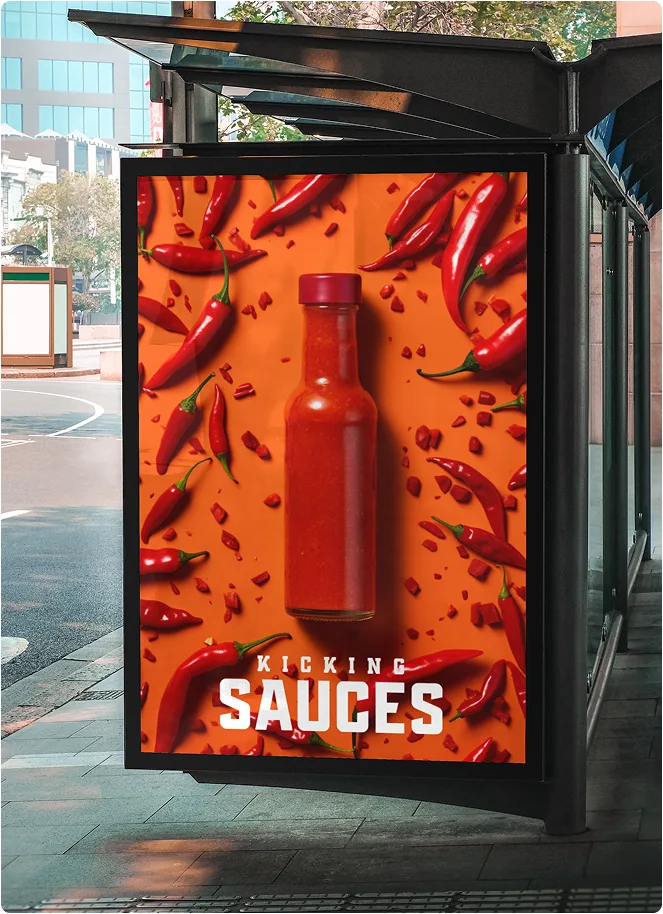 Kicking Sauces mockup 2